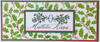 The Crafters Workshop Layered Slimline Stencil - Holly Leaves