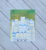The Crafters Workshop A2 Layered Stencil - Cityscape Buildings