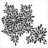 The Crafters Workshop 6x6 Stencils - Petal Splash