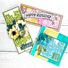 The Crafters Workshop 6x6 Stencils - Petal Splash