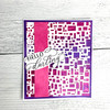 The Crafters Workshop 6x6 Stencils - Cubist