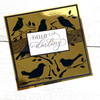 The Crafters Workshop 6x6 Stencils - Birds