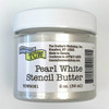 The Crafters Workshop Stencil Butter 2oz Jar - Pearl White