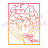 Simply Defined APR 2023 Release Dies Set - Monoline Florals, Budding Peony