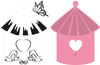 Marianne Design Die & Stamp Set Collection - Birdhouse & Birds