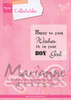 Marianne Design Collectables Die & Stamp Set - Birthday