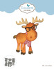 Elizabeth Craft Designs Cute & Whimsical - Liam the Moose Elizabeth Craft Designs Cute & Whimsical - Liam the Moose