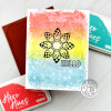 Hero Cling Background Stamps - Large Distressed Block