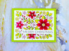 Hero Arts 4x6in Clear Stamps - Poinsettia Pattern