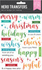 Hero Arts Hero Transfers Set - Joyful Christmas Messages