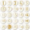 Memory Box Foil White Circle Tabs - Advent Memory Box Foil White Circle Tabs - Advent