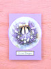 Katy Sue Designs Die Cut 3D Decoupage - Lavender Wreath Katy Sue Designs Die Cut 3D Decoupage - Lavender Wreath
