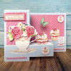 Katy Sue Designs White Side Pop Up 5.66x5.66in Cards & Envelopes, pack of 12 Katy Sue Designs White Side Pop Up 5.66x5.66in Cards & Envelopes, pack of 12