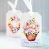 Katy Sue Designs Die Cut 3D Decoupage, Pack of 12 - Easter Animals & Spring Florals
