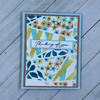 Sizzix A6 Stencil 4PK by Stacey Park - Fragmented  Floral #2