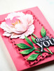 Memory Box Dies - Tender Peony Bud Memory Box Dies - Tender Peony Bud