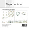Simple and Basic Design 6x6in Paper Pad - Soft and Elegant