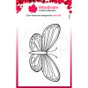 Woodware 3.8x2.6in Clear Singles Stamps - Mini Wings,Common Blue