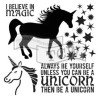 The Crafters Workshop 6x6 Stencils - Unicorn