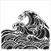 The Crafters Workshop 6x6 Stencils - Wave