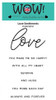 WOW! Clear Stamps - Love