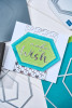 Sizzix Framelits Die Set 10PK by Stacey Park- Fanciful Framelits Reversed, Belinda Stitched Hexagons