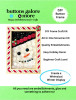 Buttons Galore DIY Button Frame Kit - Snowman
