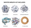 Buttons Galore DIY Button Wreath Kit - Winter