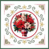 Find-It Trading 3D Pushout Sheet by Yvonne Creations - Floral Christmas, Floral Poinsettia