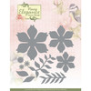 Find-It Trading Dies by Precious Marieke - Navy Elegance, Elegance Flower