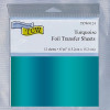 The Crafters Workshop 6x6in Foil Transfer Sheets 12/Pack - Turquoise