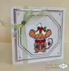 Woodware Clear Stamps - Mousy Gift