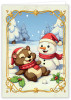 Creatief Art Creative CutOuts Card Kit - Christmas Animals