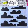 The Crafters Workshop Slimline Stencils - Clouds