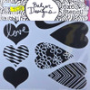 The Crafters Workshop 6x6 Stencils - 6x6 Mix & Match Hearts