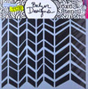 The Crafters Workshop 6x6 Stencils - Chunky Chevron