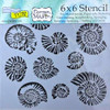 The Crafters Workshop 6x6 Stencils - Nautilus