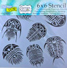 The Crafters Workshop 6x6 Stencils - Trilobites