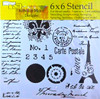 The Crafters Workshop 6x6 Stencils - Carte Postale