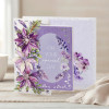 Katy Sue Designs Die Cut Flowers & Leaves, 12 sheets - Dusky Violet Blooms