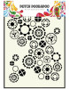 Dutch Doobadoo Mask Art A5 Stencils - Gears