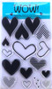 WOW! Clear Stamps - Layered Hearts