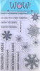 WOW! Clear Stamps - Snow Christmas