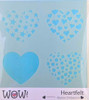 WOW! 6x6in Stencils  - Heartfelt