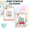 Memory Box Make It Monday 01/12/2026 2 Pack Set "I Want It All"  Whittle Kits Bundle - Rainbow Unicorn & Panda Pickup