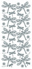 JEJE Produkt Peel-off Double Stick Clear Stickers 10/Pack Bundle - Flowers and Butterflies
