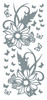 JEJE Produkt Peel-off Double Stick Clear Stickers 10/Pack Bundle - Flowers and Butterflies