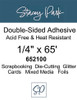Stacey Park 1/4" x 65' Wide Double-Sided Adhesive