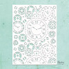 Mintay Papers 6x8in Kreativa Decorative Stencils - Clocks