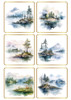 Papers For You A4 Rice Paper 6 Pack - Landscape, Mountain Lake